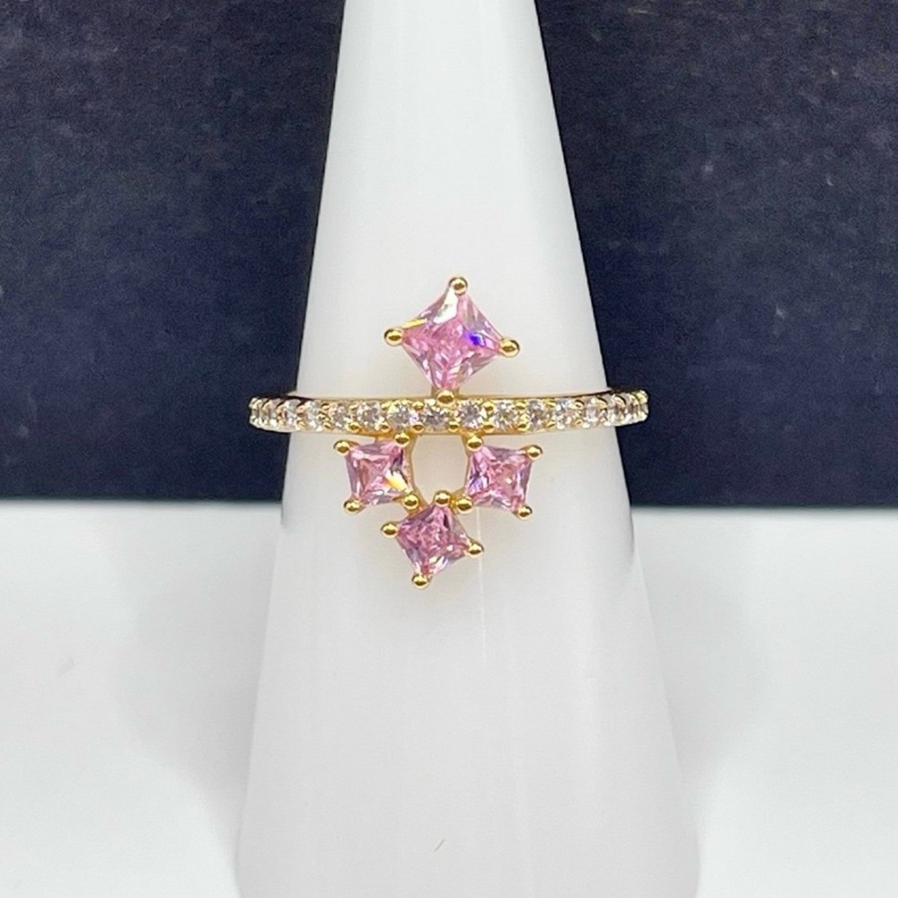 Bomb Party BP Sterling Gold Vermeil The Crown Jewels Size 7